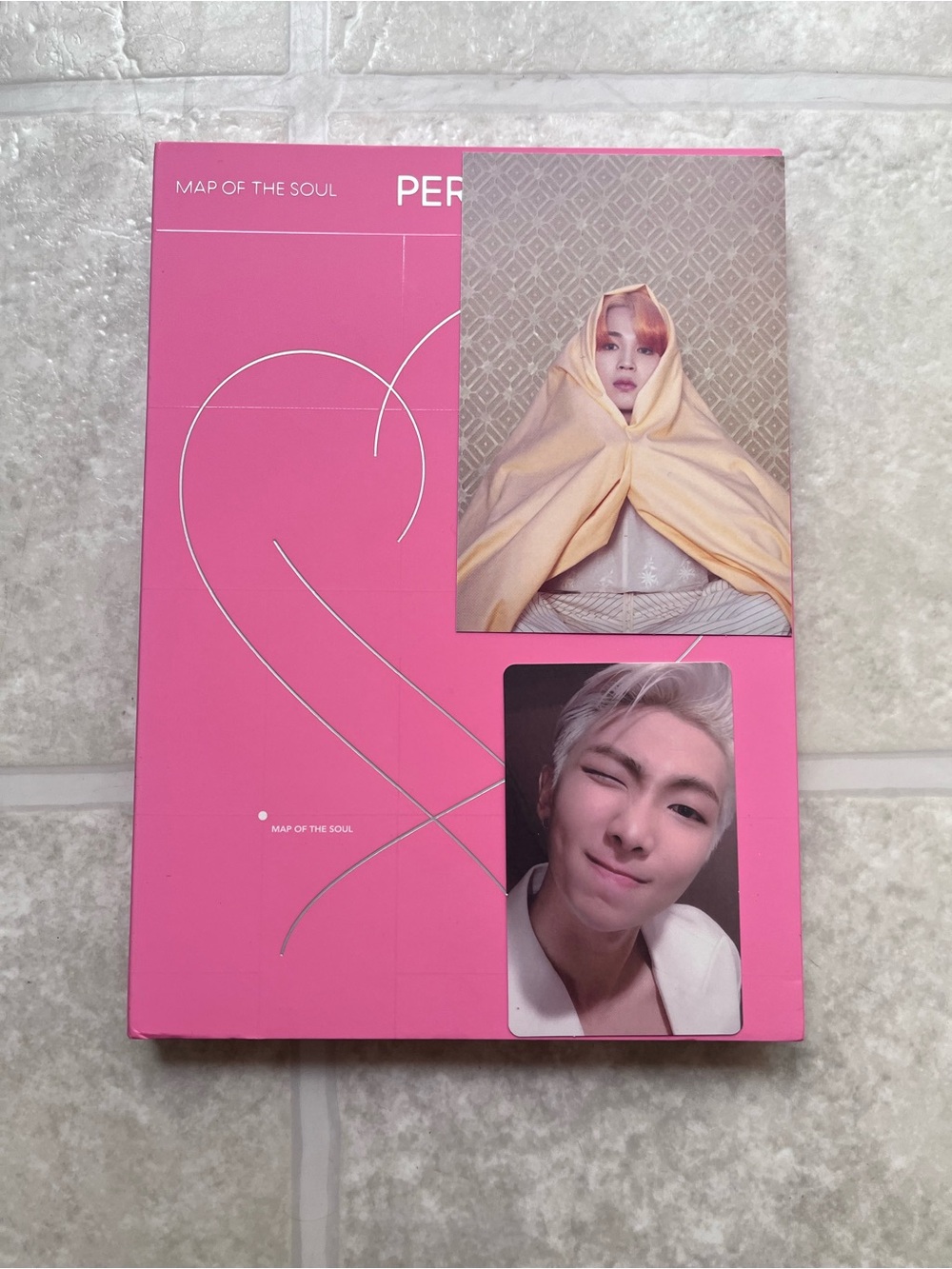 BTS Persona Version 3 Album RM Photocard and Jimin